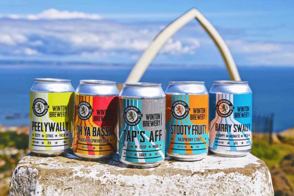 Beer and gin East Lothian