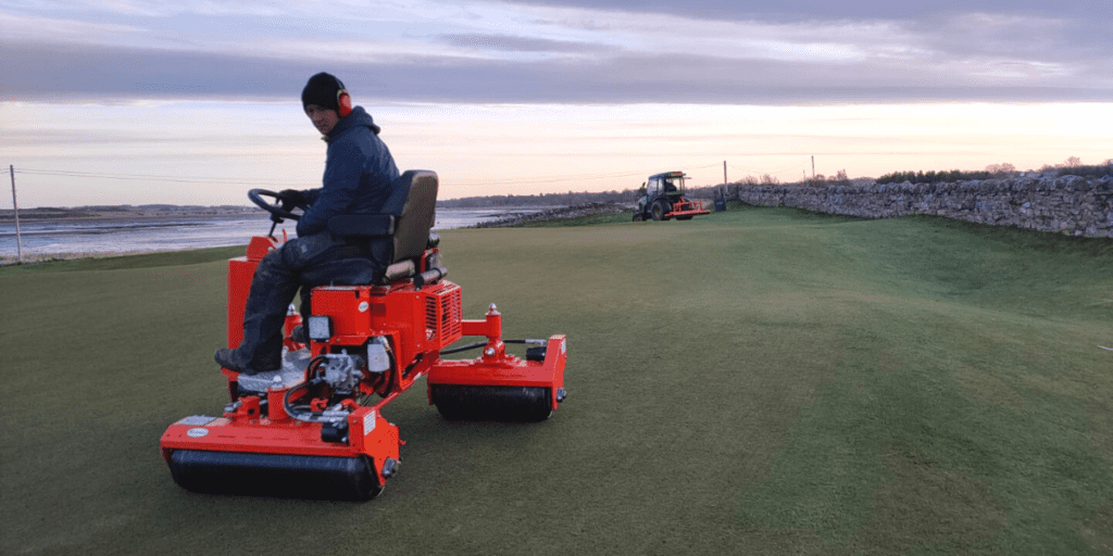Green-keepers at Craigielaw